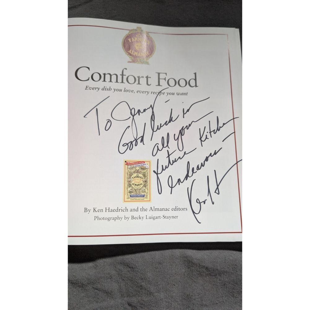 The Old Farmer's Almanac Comfort Food: Every dish you love, every re - GOOD - Picture 4 of 10